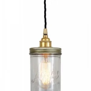 Jam Jar Pendant Light Glass Jar & Mini Pendants Great Lighting UK Ltd